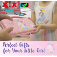 thumbnail image 3 of Trunple Unicorn Carrying Case with Dockable Grip for Nintendo Switch, Pink, 3 of 5