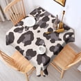 thumbnail image 2 of Beige and Black Of Leopard Print Square Tablecloth,Waterproof Square Table Cover,Wipeable Spillproof Washable Table Cover for Home Kitchen Party Decor 52"x52"(132x132cm), 2 of 6
