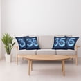 thumbnail image 4 of Ambesonne Blue Throw Pillow Cover 4 Pack, Thirthy 5 Modern, 20", Dark Blue Pale Blue, 4 of 5
