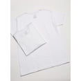 thumbnail image 3 of Hanes Ultimate Men's 4-Pack ComfortBlend Crew with FreshIQ, White 2, Small, 3 of 4