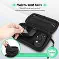 thumbnail image 6 of Compatible for Backbone Mobile Gaming Controller Nylon Hard EVA Shell Large Protective Carrying Case with Net Pocket, 6 of 8
