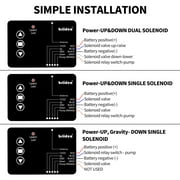 briidea Wireless Dump Trailer Controller, Wireless Remote Control for 3-Wire/4-Wire Hydraulic Trailer Controller, Compatible with up to 8 Remote Controls