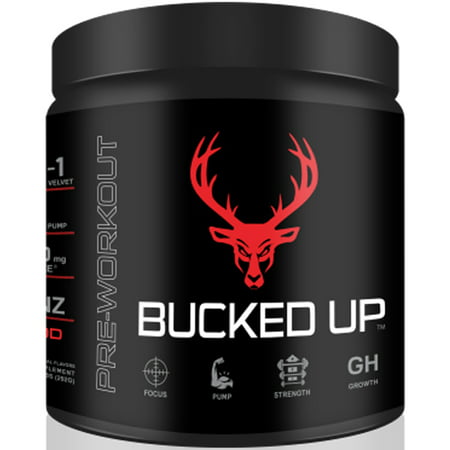 Bucked Up Pre-Workout (Blood Raz - 30 Servings) (Best Pre Workout For Me)