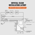 thumbnail image 5 of 120V AC LED Pool Light 10in 40W RGBW Color Changing Inground Pool Spa Light with Remote, 100FT Cord, IP68 Waterproof, Fits 10in Wet Niches, UL Tested Underwater Light for Pools & Fountains, 5 of 10