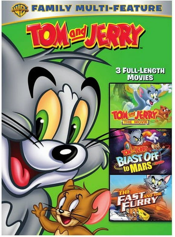 Tom and Jerry: 3-Pack (DVD), Warner Home Video, Animation
