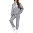 thumbnail image 6 of Migroa Perfect Gift Set for Men | Matching Hoodie & Relaxed Fit Joggers | Cozy Loungewear & Travel Sweatsuit Under $20, Grey Xl, 6 of 9
