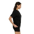 thumbnail image 3 of BILLIONHATS 12 Pack Womens Oversized Cotton T-Shirts, Crew Neck Short Sleeve Baggy Loose Tops Oversize Tees Color Black, Size Small, 3 of 5