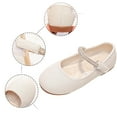 thumbnail image 4 of LUOGENLI Slippers Girls Slippers Size 4.5 Big Kid Girls Sandals Fashion New Pattern Cute Princess Shoes Flat Bottom Comfortable and Lightweight Hook Loop Casual Shoes White 28, 4 of 9
