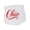 AA-White, variant on Inktastic Ohio Script Red Neon Style Baby Burp Cloth