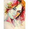 thumbnail image 2 of Kovacs, Anna Brigite 15x18 White Modern Wood Framed Museum Art Print Titled - Charming Girl XI, 2 of 4