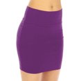 thumbnail image 2 of Vivian's Fashions Skirt - Cotton Mini Skirt (Junior and Junior Plus Sizes), 2 of 3