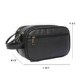 thumbnail image 4 of Neceser de piel personalizado para hombre, gran capacidad, para viaje, cosméticos, 4 of 4