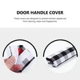 thumbnail image 2 of OULII 4Set Black Linen Microwave Handle Covers Prevent Fingerprints for Appliances, 2 of 4
