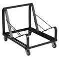 thumbnail image 6 of Flash Furniture 2 Pack HERCULES Series Black Steel Sled Base Stack Chair Dolly, 6 of 6