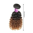 thumbnail image 3 of Human Hair Bundles - Brazilian Natural Black Curly Hair Weave Bundles, Double Drawn for Fullness, Silky Texture, Easy to Wear, Quick Volume & Length, Glamorous Look in Seconds Makeup Organizers, 3 of 8