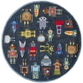 thumbnail image 3 of Momeni Lil Mo Whimsy 4' X 6' Contemporary Hand Tufted Rug in Steel Blue, 3 of 3