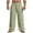 Army Green, variant on Pants for Men Lightweight Waffle Elastic Drawstring Waist Textured Fabric Oversized Straight Casual,Sizes S-3XL