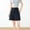 *Navy, variant on Women’s High Waist Button Dress Shorts with Pockets,Casual Relaxed Fit Summer Shorts Black,Women's Plus M