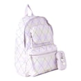 thumbnail image 5 of Madden NYC Girls Modular Zipper Backpack Argyle, 5 of 5