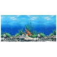 thumbnail image 1 of Unique Bargains Aquarium Background Poster Double-sided Fish Tank Background Decorative Paper Sticker 48.03"x23.62", 1 of 7