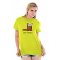 thumbnail image 4 of Glass Half Full Empty Optimist Men's Graphic T Shirt Tees Brisco Brands S, 4 of 6