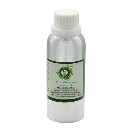 R V Essential Pure Macadamia Essential Oil 1250ml (42oz)- Macadamia Integrifolia (100% Pure and Natural Steam Distilled)