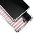 thumbnail image 3 of Skinit Stripes Pink and White Stripes Galaxy S22 Plus Clear Case, 3 of 4