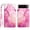 Pink Gold Marble, variant on Compatible with Google Pixel 7 Pro Wallet Case with Wristband, Marble Design PU Leather Flip Case with 3 Card Slots Kickstand for Girls Women Cover for Google Pixel 7 Pro, Orange White