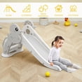 thumbnail image 4 of Toddler Slide, ZPL Slide for Toddlers 1-3Y, Slide for Kids Indoor Outdoor Backyard Playground, Cute Duck Theme Baby Slide Toy, White, 4 of 6