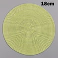 thumbnail image 3 of CAROOTU Tapis de Table à Manger Rond en Coton Résistant à la Chaleur pour la Maison Protège la Table des Brûlures, 3 of 7
