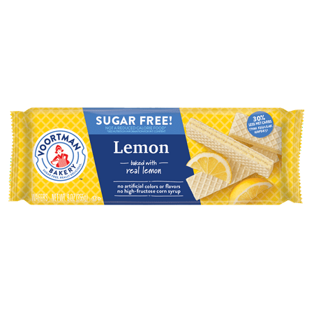 Voortman Sugar-Free Lemon Wafer Cookies, 9 Oz. - Walmart.com