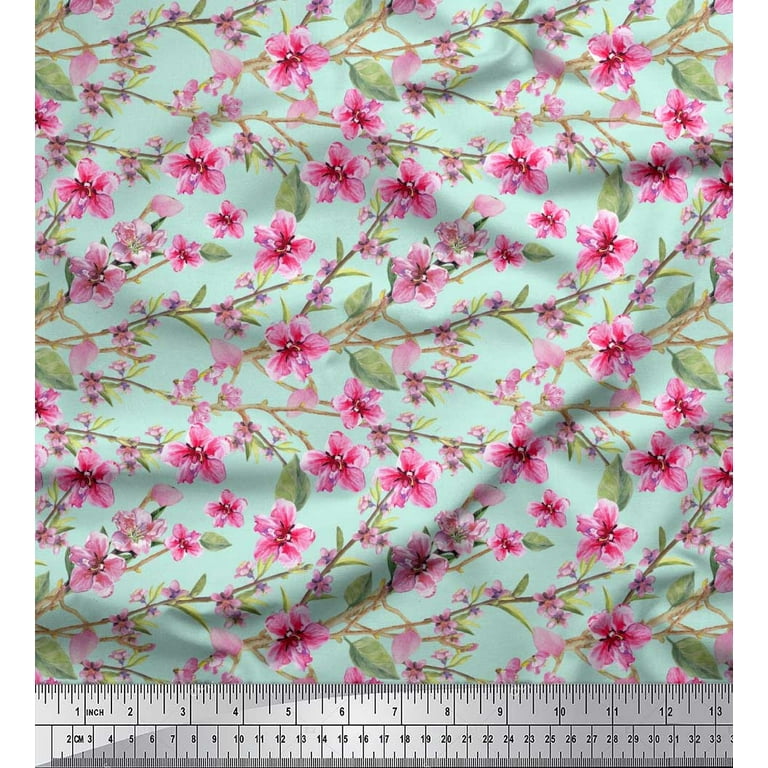  Soimoi Florals Print Precut 5-inch Cotton Fabric