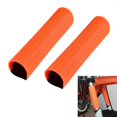 thumbnail image 2 of Motorcycle Front Fork Boots Shock Absorber Covers Protector Rubber Dust Cover Guard Gaiters for Motorbike 235mm, 2 of 4
