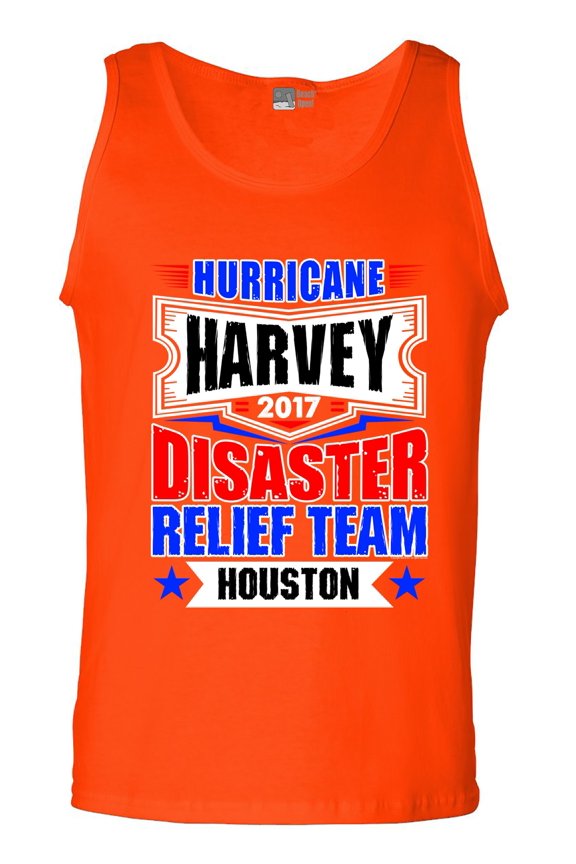Hurricane Harvey Disaster Relief Team Houston 2017 DT Adult Tank Top