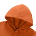 thumbnail image 4 of FDGIU Men's Thermal Fleece Hoodie - Winter Pullover Sweatshirt with Drawstring Hood and Kangaroo Pocket, Slim Fit Long Sleeve for Casual/Sports, 4 of 6