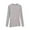 Gray, variant on Women's Thermal Tops Fall Lightweight Layering Shirts Casual Long Sleeve Side Slit Basic Shirts Soft Plain Lounge Blouses(Medium,White)