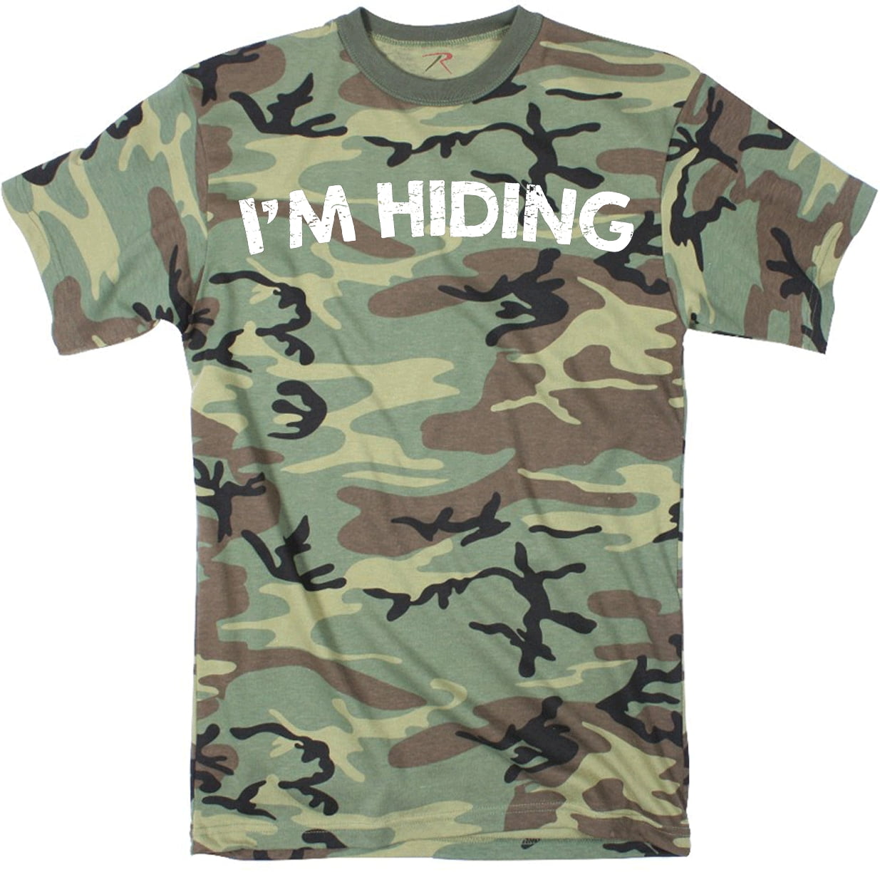 Mens Im Hiding Camo T Shirt Funny 