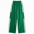 thumbnail image 5 of UAYOTSE Girl's Athletic Track Pants Wide Straight Leg Pants Fitness Clothing,Sizes 7-8 Years, 5 of 5