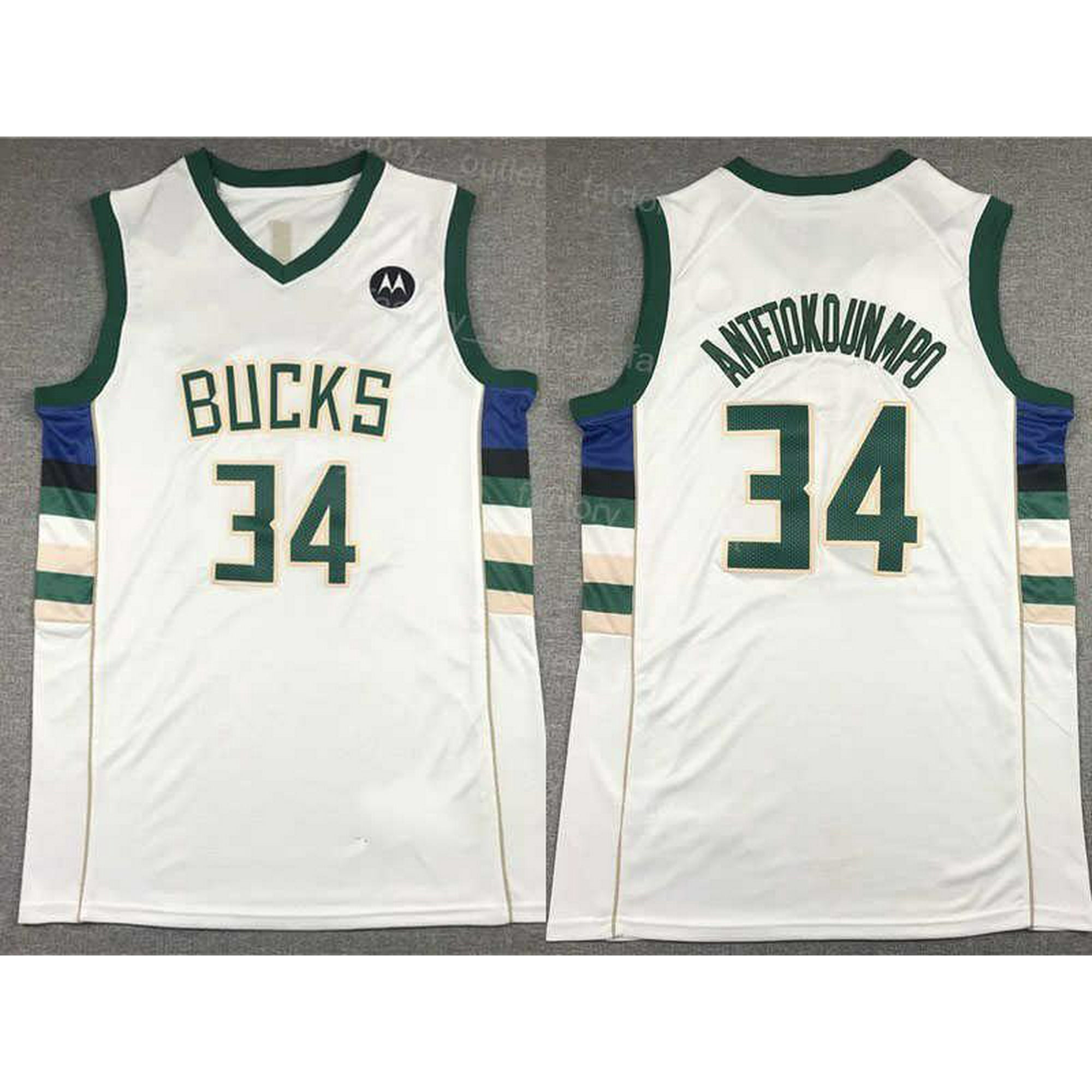 NBA_ Men Basketball Giannis Antetokounmpo Jersey 34 Khris Middleton 22 All  Stitched Team White Blue Green Black Color For Sport''nba''jerseys 