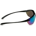 thumbnail image 3 of Crossfire 9610 Sniper Safety Glasses Emerald Mirror Lens - Shiny Black Frame, 3 of 3