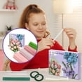 thumbnail image 4 of Pipe Cleaners Craft Kit with 400 Assorted Color Chenille Stems | Includes Floral Wire, Stamen, Glue Sticks & Ribbon for DIY Flower Bouquets | Kids & Adult Art Project Supplies, 4 of 5