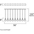 thumbnail image 4 of -9 Light Pendant In Modern Style-5 Inches Wide By 8 Inches High Et2 Lighting E23119-18, 4 of 4
