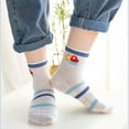 thumbnail image 5 of Summer Thin Cotton Short Socks Cartoon Car Crane Fashion for Kids, Mesh Ankle Socks for Boys and Girls Baby Crew Socks, 5 of 6
