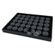 thumbnail image 5 of Tarros portátiles de cuero sintético para guardar gemas, soporte para diamantes y piedras preciosas, caja de joyería con bandeja 2.6x1.4cm, 5 of 8