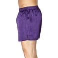 thumbnail image 3 of Intimo Mens Classic Silk Boxers, Amethyst, Small, 3 of 4