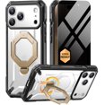 thumbnail image 1 of Funda TONGATE para iPhone 17 Pro Max con soporte y privacidad transparente, 1 of 9