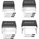 thumbnail image 2 of 1 PC Black Tablecloth for Wedding Party 90x90 Inch, 2 of 5