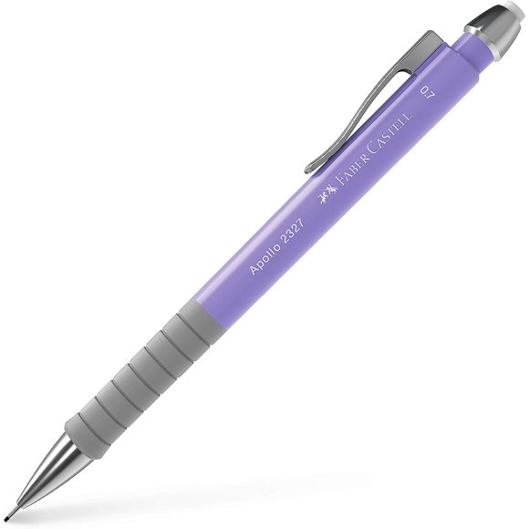 Faber-Castell Apollo Mechanical Pencil with Eraser, 0.7mm, Single Count