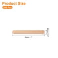 thumbnail image 2 of Uxcell 200 Paquete 1/4" x 2" Clavos de madera, Pin acanalado para muebles, 2 of 6