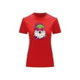 thumbnail image 2 of Playera Blusa Con Estampado De Santa Arbolito De Navidad Ropa Para Mujer Color Rojo Talla Mediana Marca Emil SaEs, 2 of 4